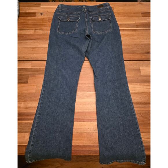 Riders by Lee Bootcut Jeans Women’s Size 12M No Gap Waist Dark Wash - Picture 3 of 6